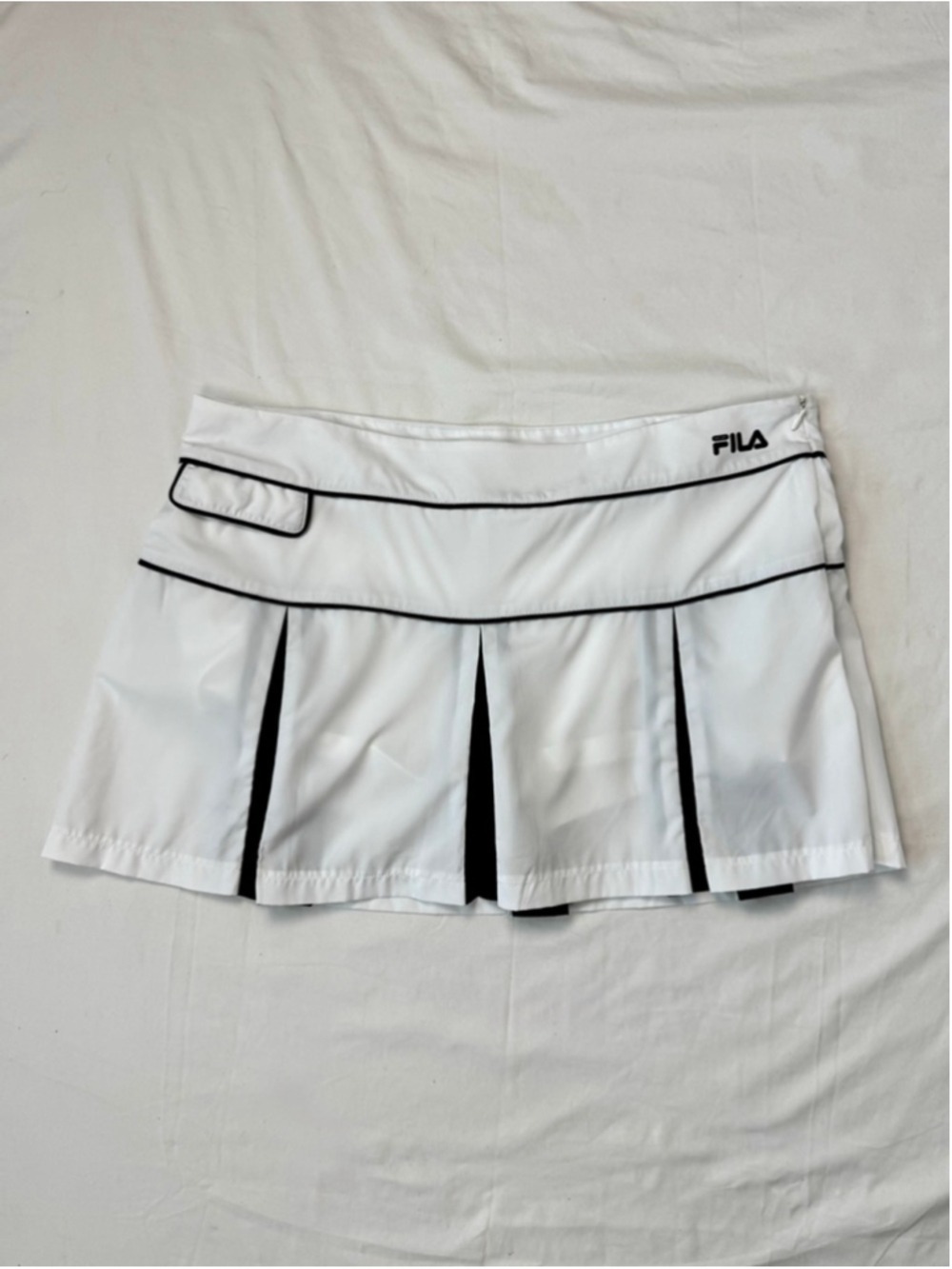Vintage Y2K Fila Skort Mini Tennis Skort Skirt Cotton Blend Undershorts Women XL